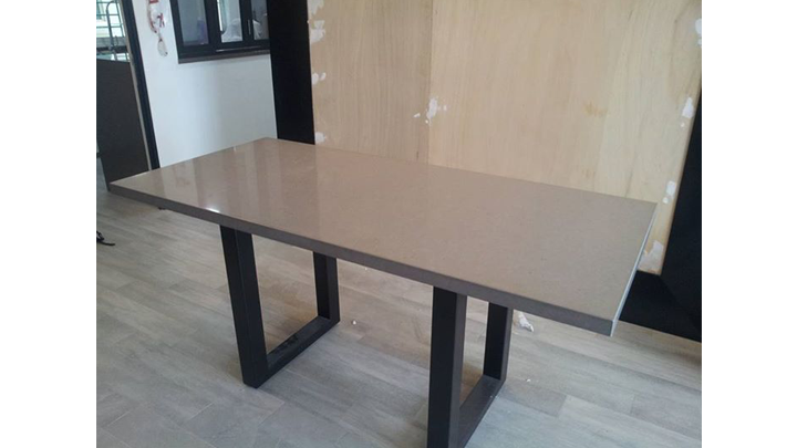 Caesarstone 4030 Oyster Dining Table @ Blk 31 Hougang Ave 7