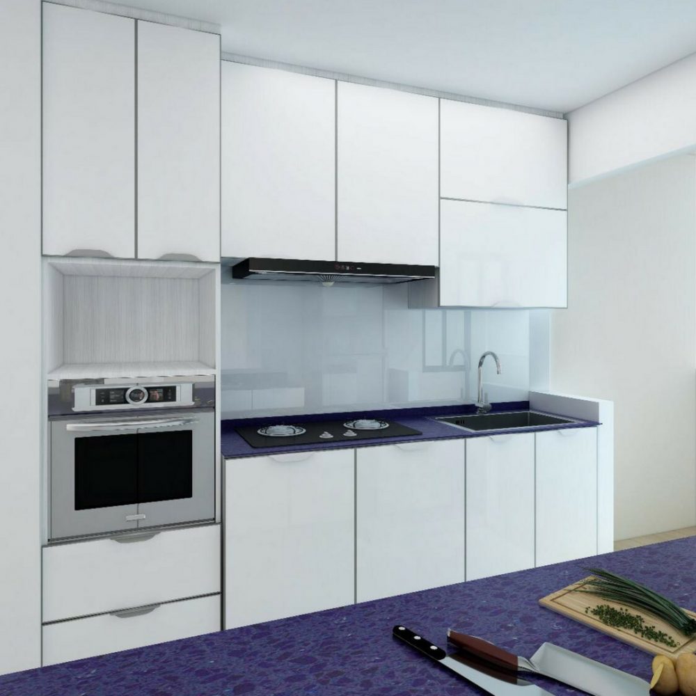 aluminium kitchen cabinet 1 - House of Countertops