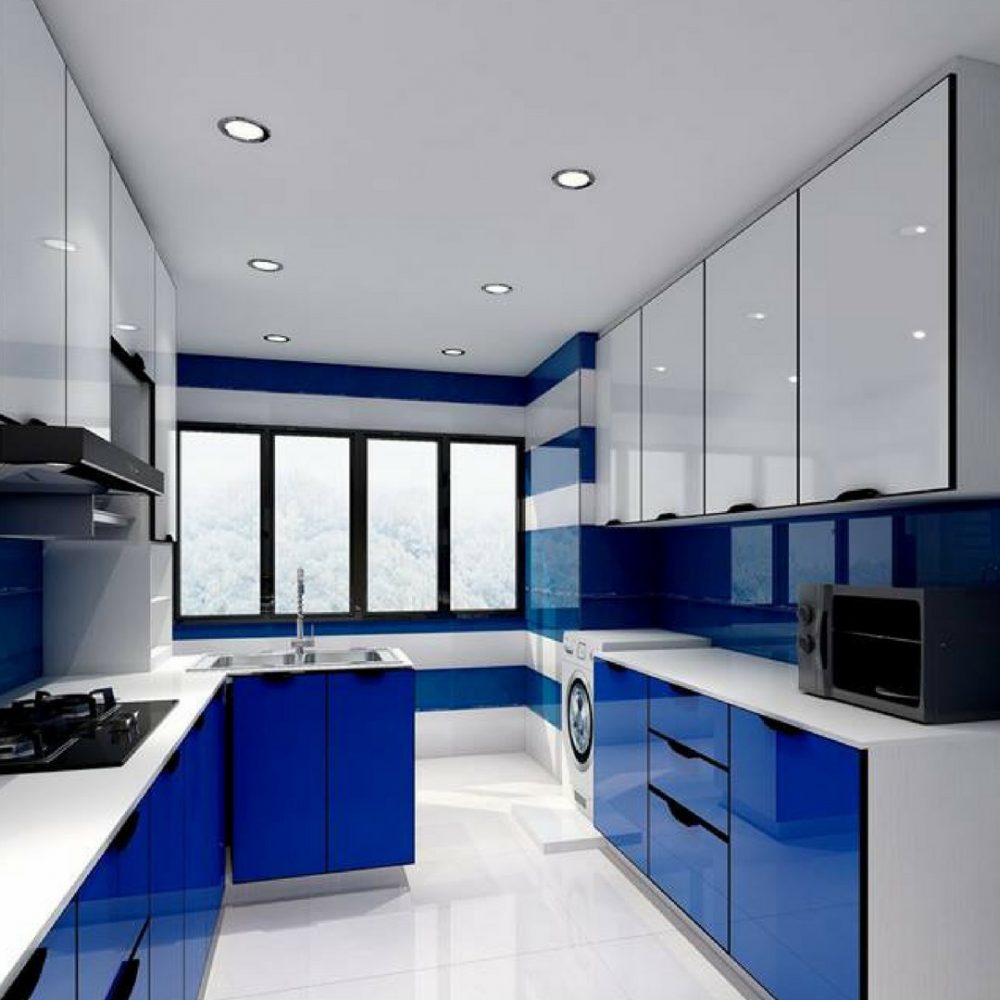 aluminium kitchen cabinet 2 - House of Countertops