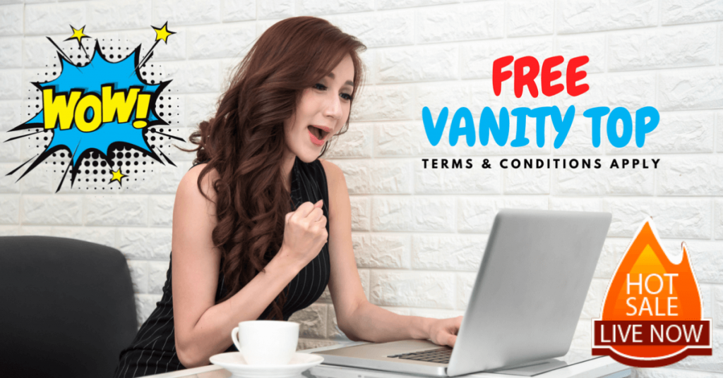 Free Vanity Countertop Promotion