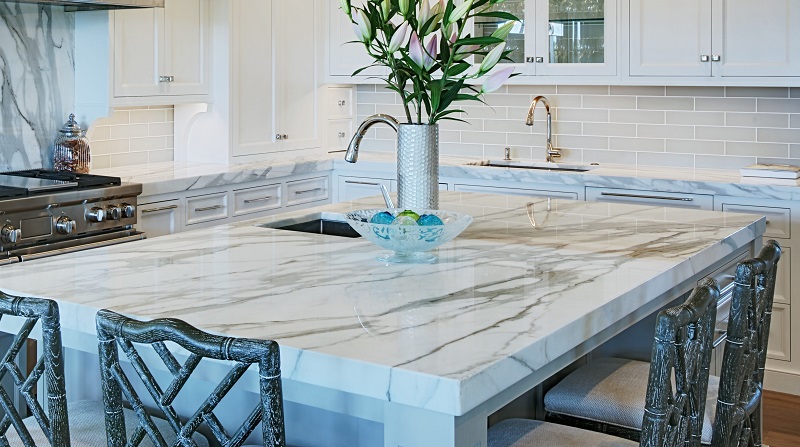 Natural Marble Kitchen Countertop 2018