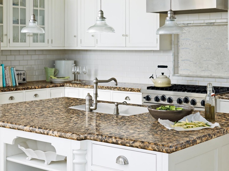 kitchen with functional countertops