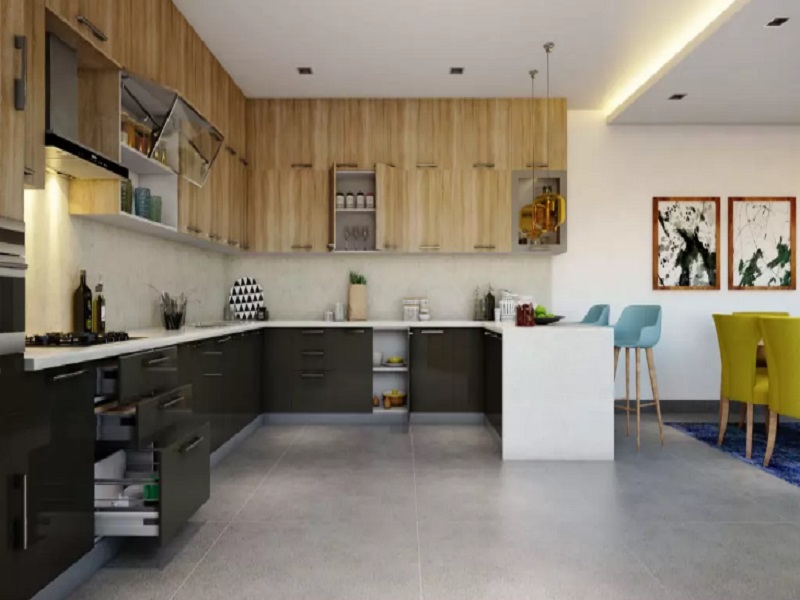 kitchen with accessible storage solutions