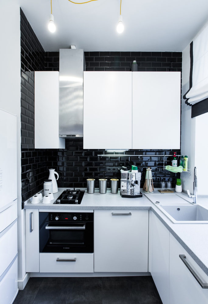 Minimalist Galley Kitchen