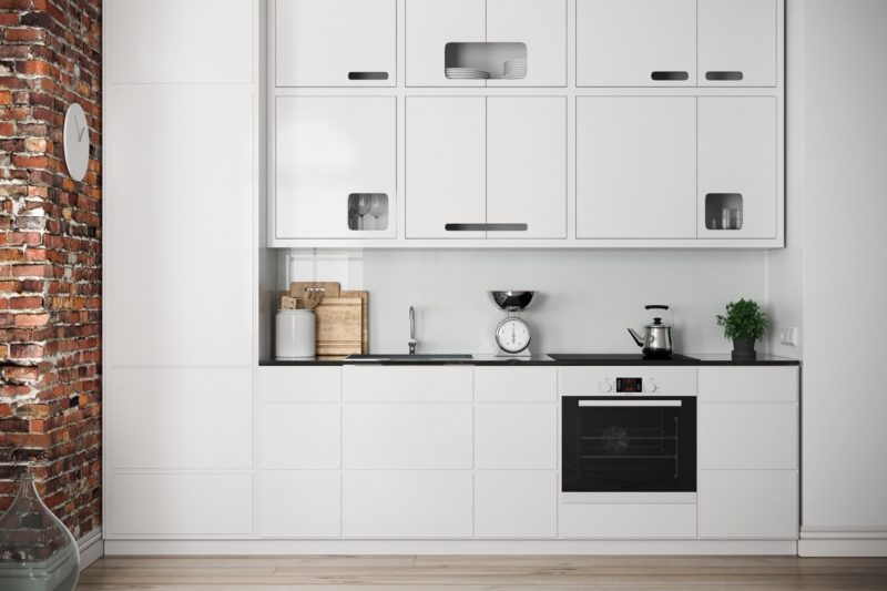 Minimalist White Kitchen Design