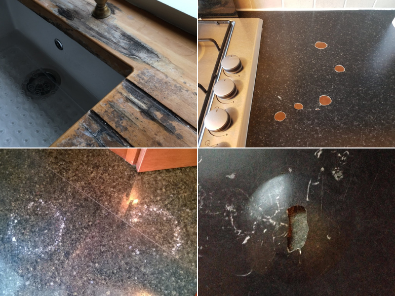 Damaged Countertops