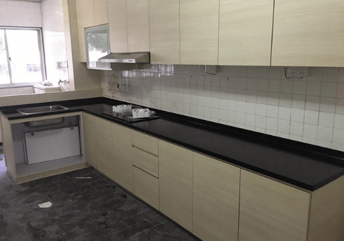 3S Solid Surface Charcoal Matrix Countertop