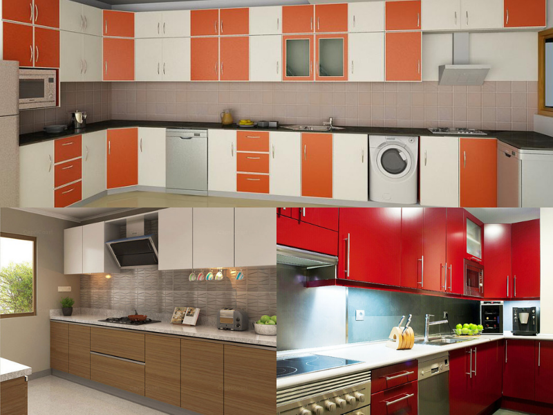 Durable Aluminium Kitchen Cabinets