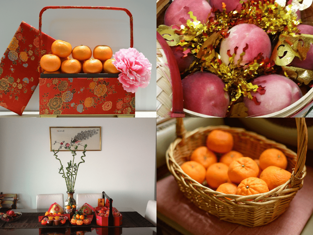 Fruit Basket Cny Kitchen Decoration