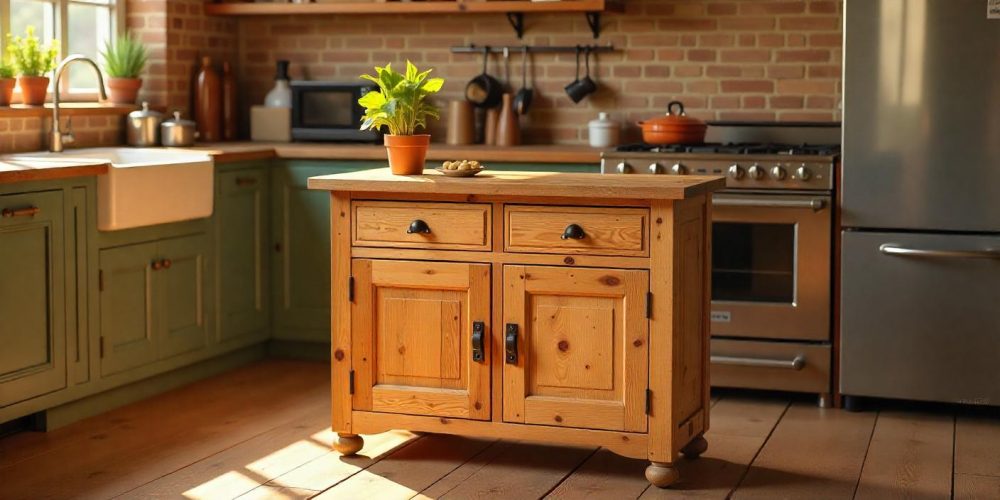 Mighty Mini Island, Kitchen Island, Small Kitchen Island