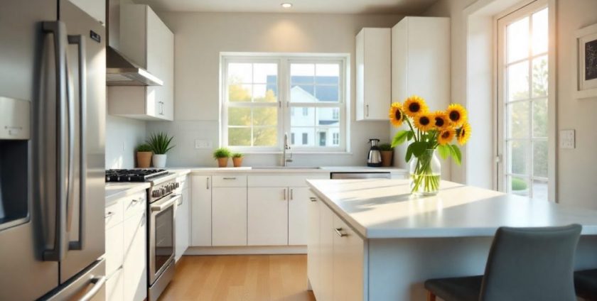 Clutter To Cohesion, Kitchen Countertop, Kitchen Cabinet, Neat Kitchen, Clean Kitchen