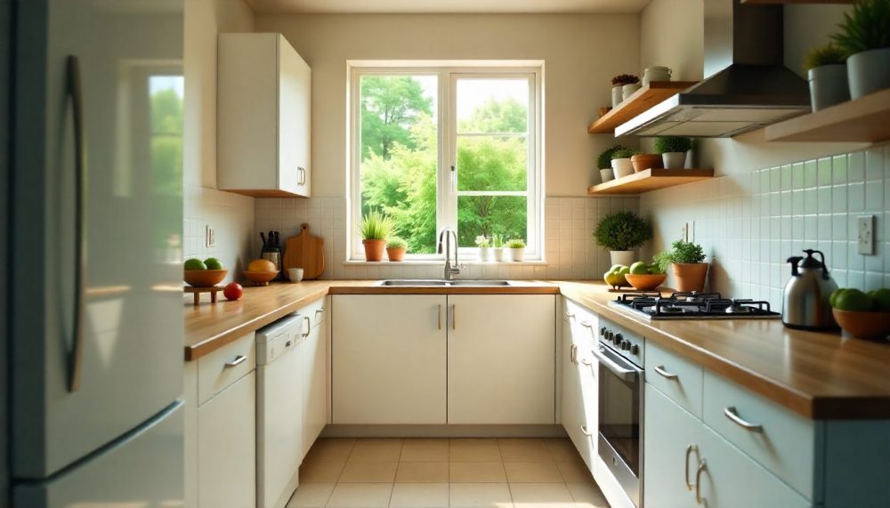 From Cramped To Curated, Small Kitchen Design, Small Kitchen Tips, Small Sized Kitchens 