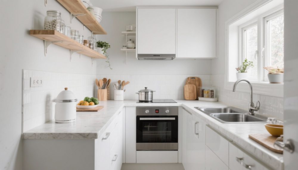 Small Kitchen Secret, Small Kitchen Tips, Small Sized Kitchen, Home Kitchen, Small Home Kitchen