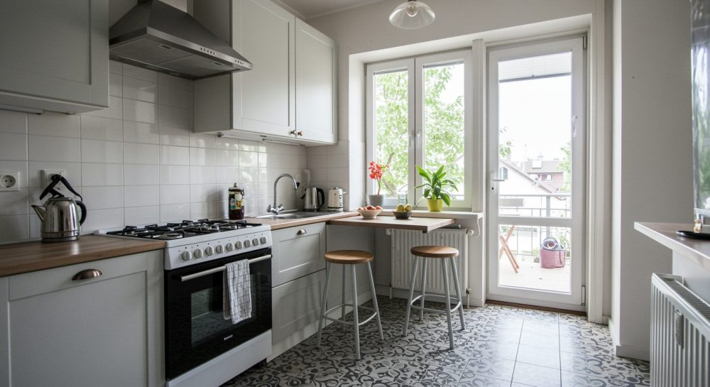 Small Kitchen Guide, Small Kitchen Design, Small Kitchen Tips, Small Kitchen Space, Kitchen Outlook, Kitchen Aesthetics, Kitchen Appearance