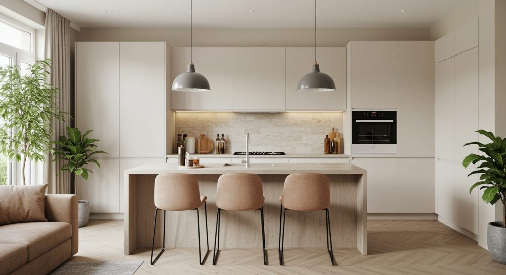 A Kitchen That Flows Well, Spacious Kitchen, Kitchen Space Management, Home Kitchen Space, Kitchen Space Tips, Home Kitchen Space Tips, Tips For Kitchen Layout